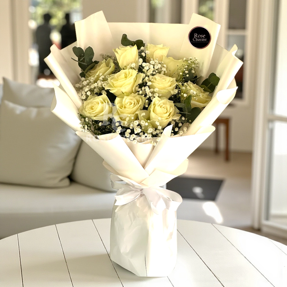 White Rose Bouquet