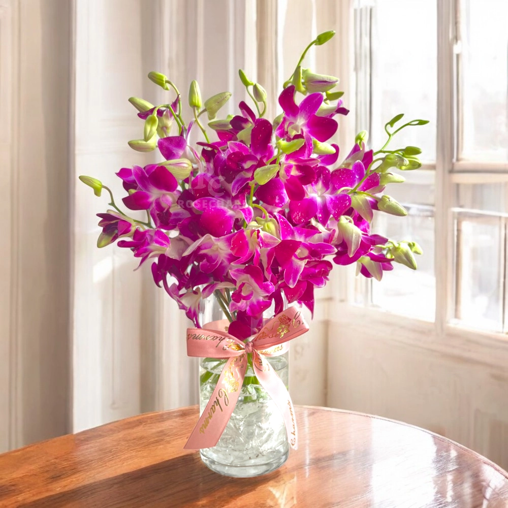 Orchid Elegance Vase