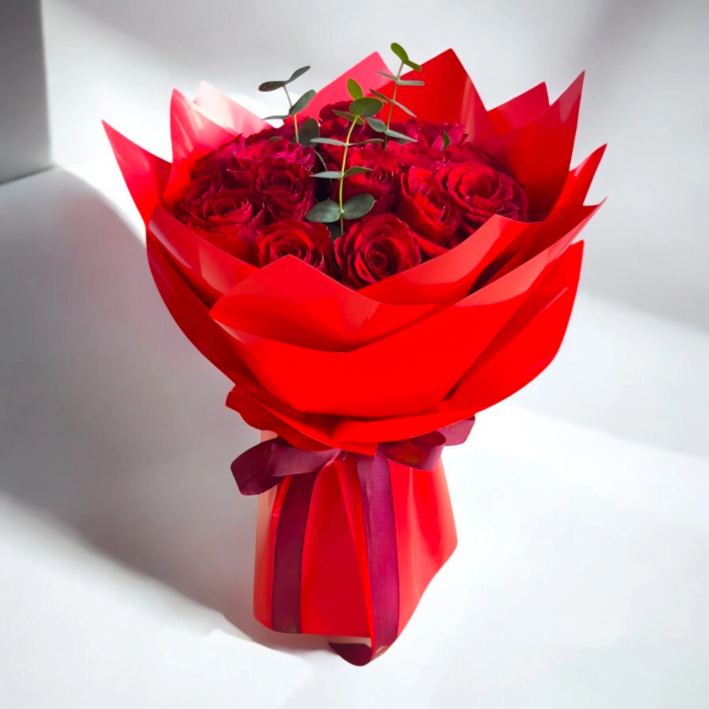 21 Red Roses Bouquet in a nice wrapping