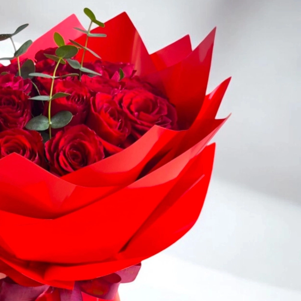 21 Red Roses Bouquet in a nice wrapping