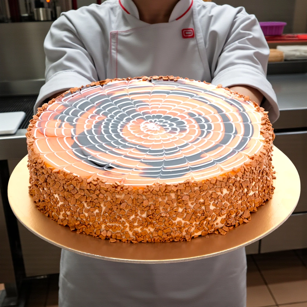 Chocolate Cake With Jelly