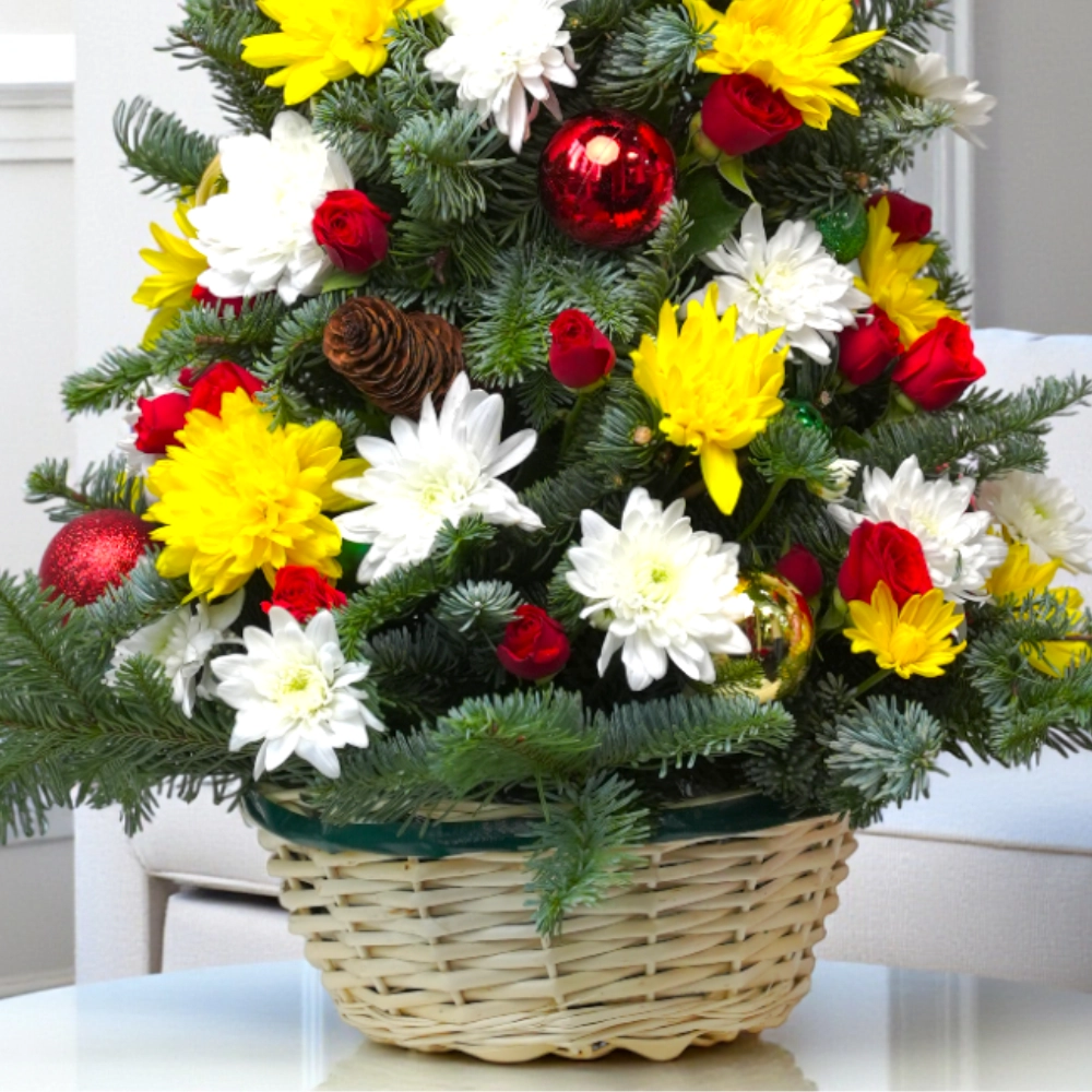 Christmas Flower Tree
