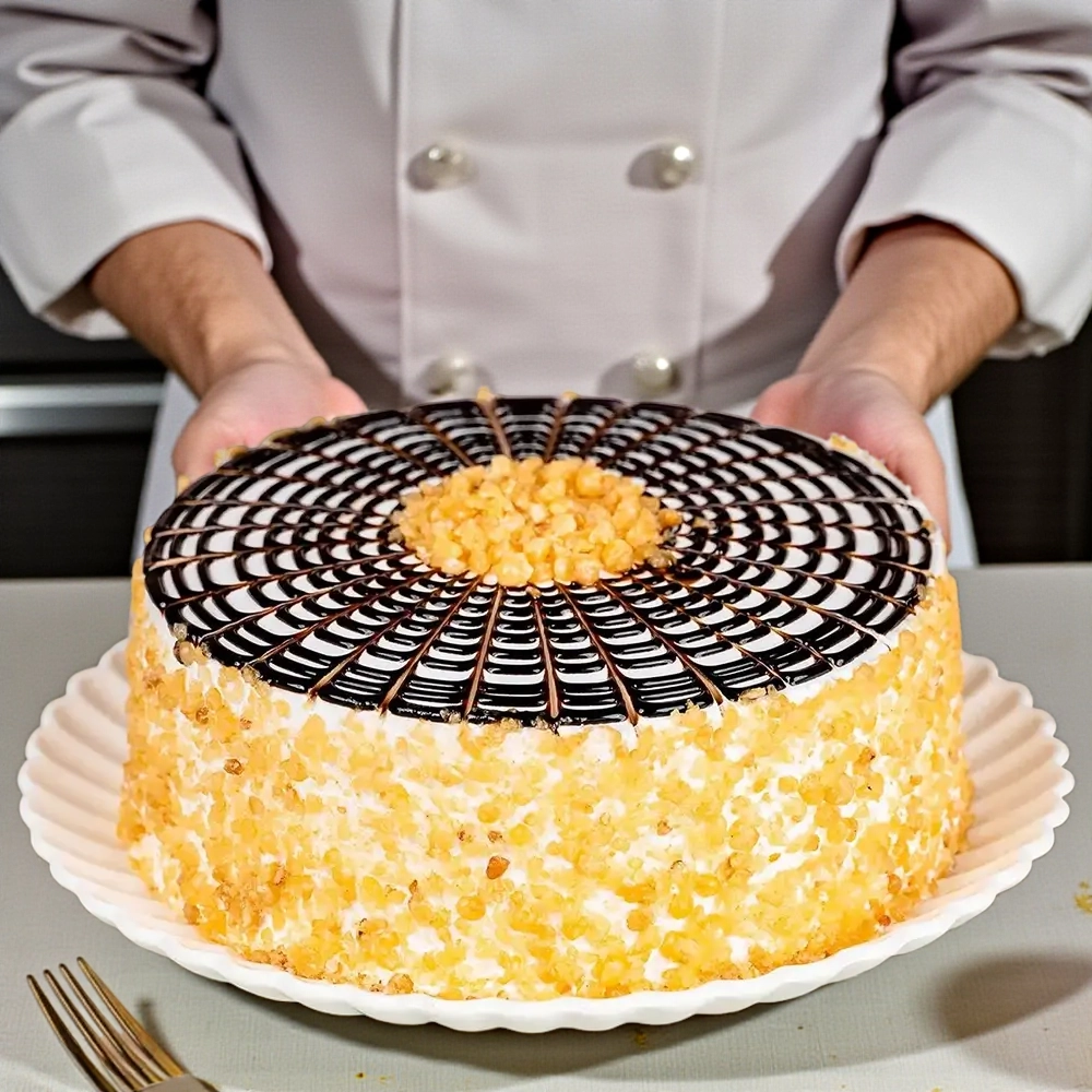 Deliciously Creamy Butterscotch Cake 1Kg