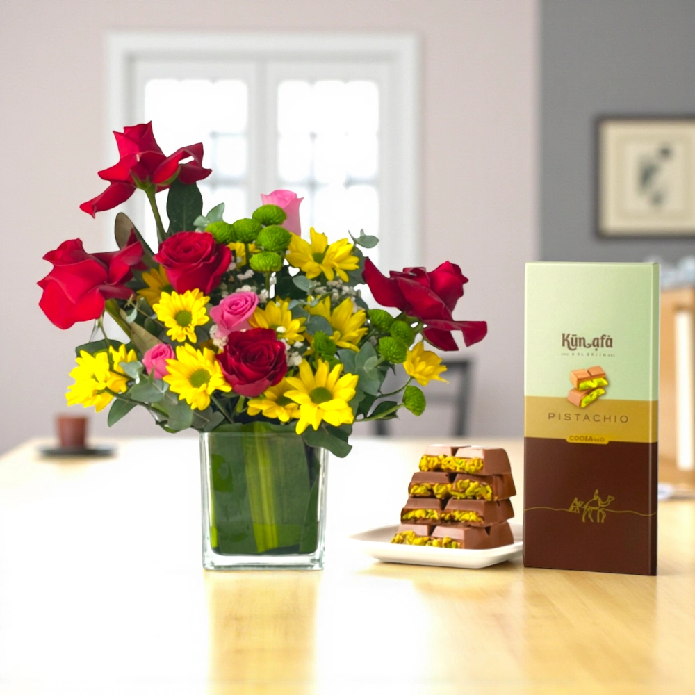 Diwali Radiance with Pistachio Chocolate