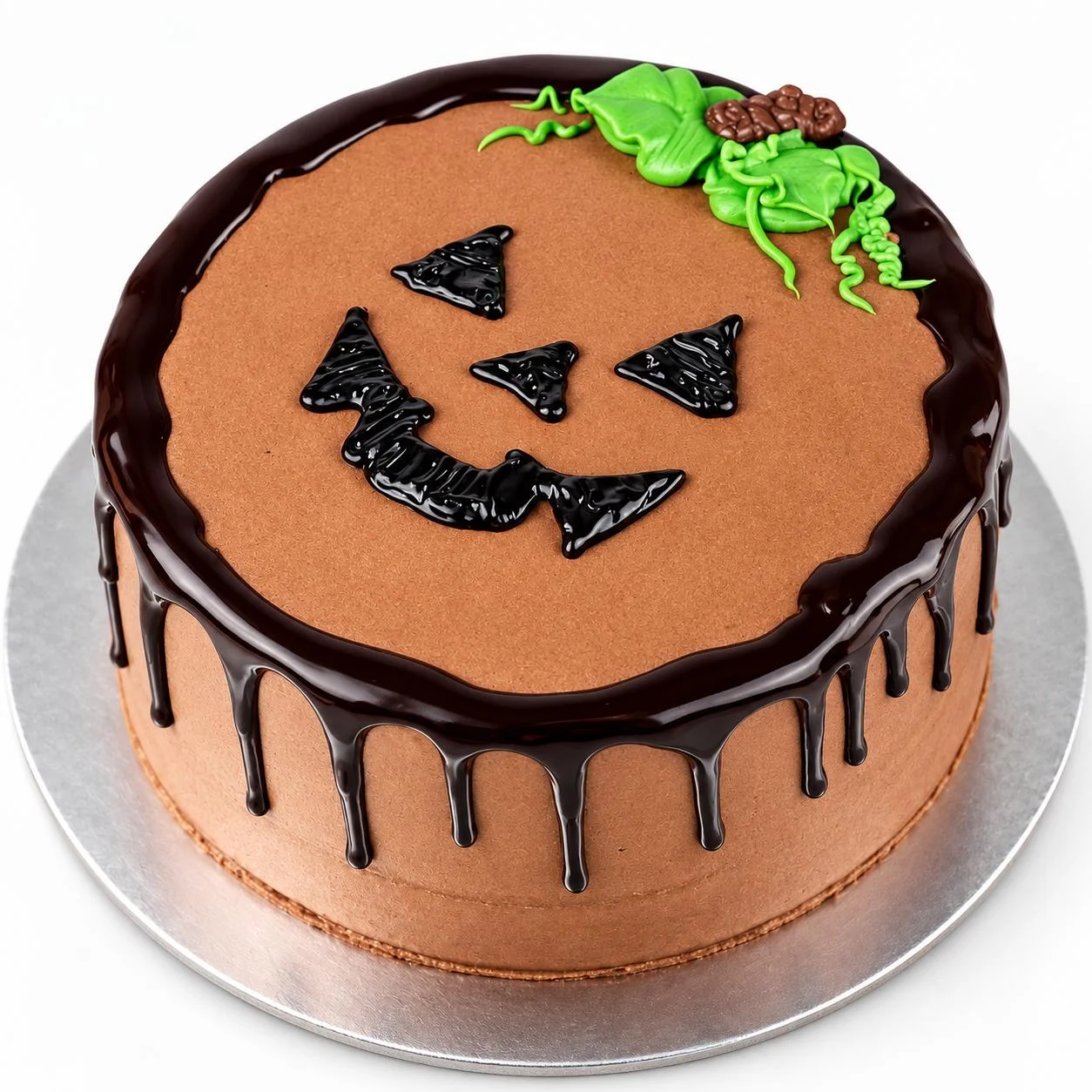 Halloween Charm Mini Chocolate Bento Cake 650g, a rich and moist cake decorated in festive Halloween style