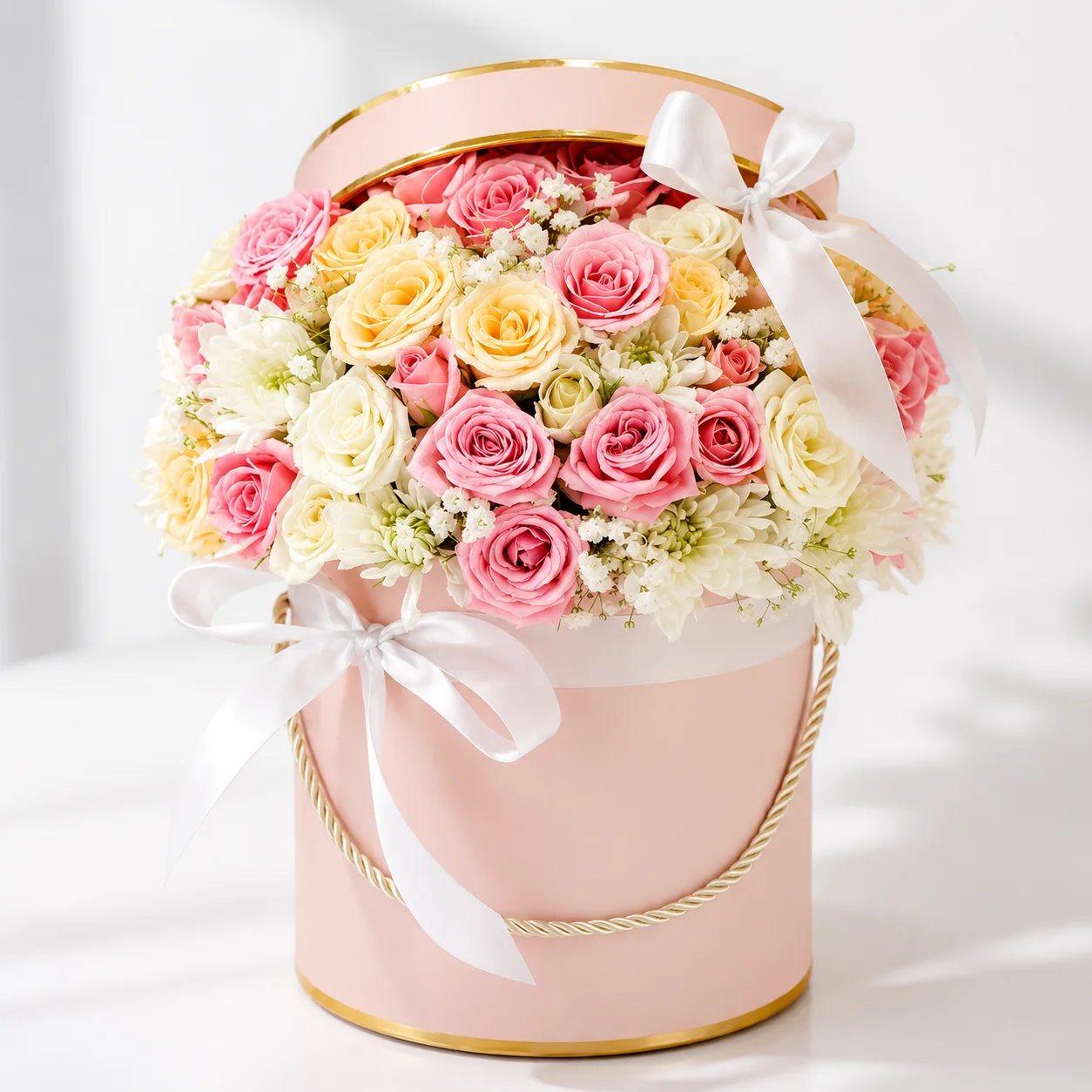 Pink Whisper Floral Box