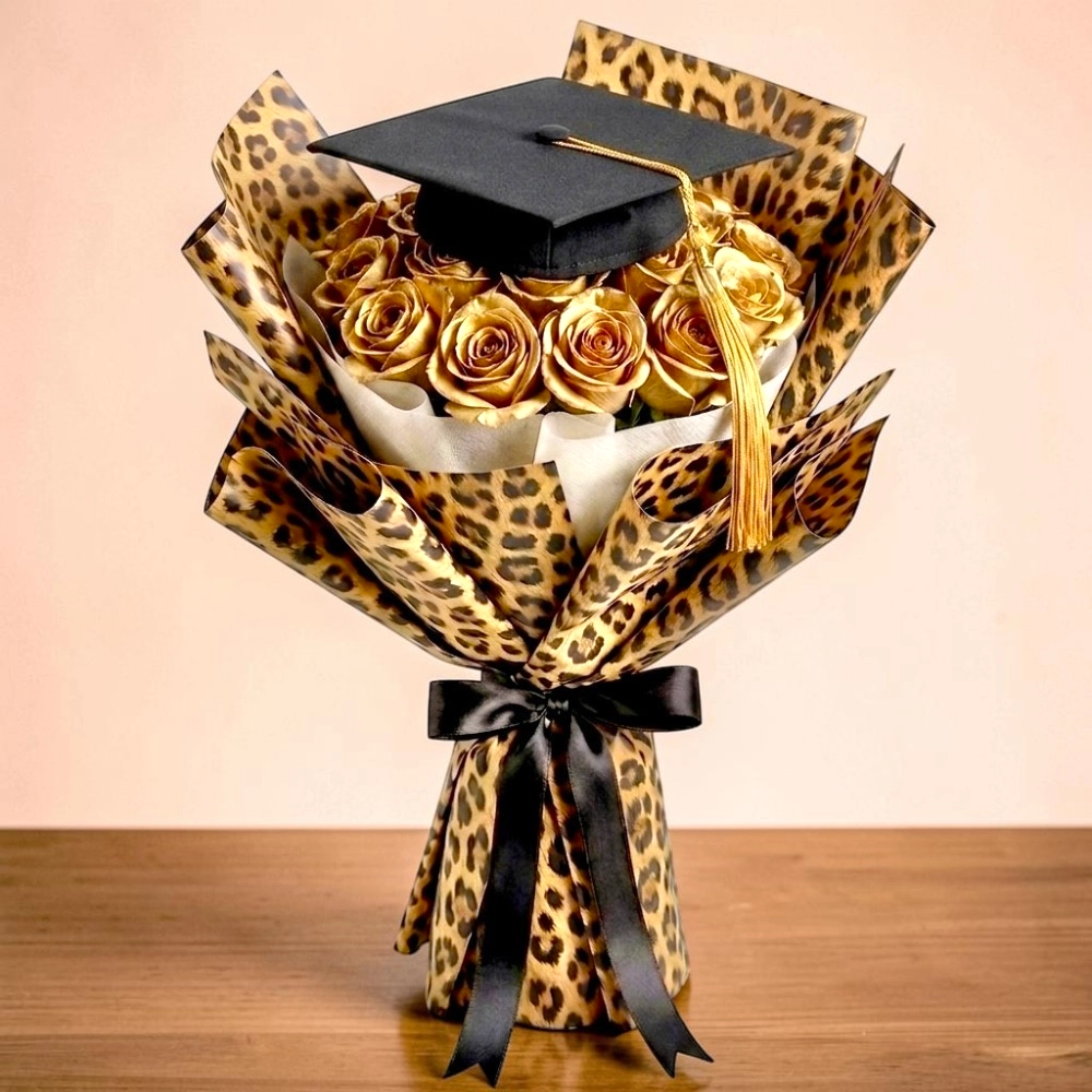 Premium-Gold-Graduation-Roses-21-Gold-Roses-with-Graduation-Hat-2
