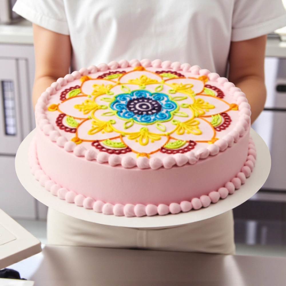 1 kg Rangoli cake