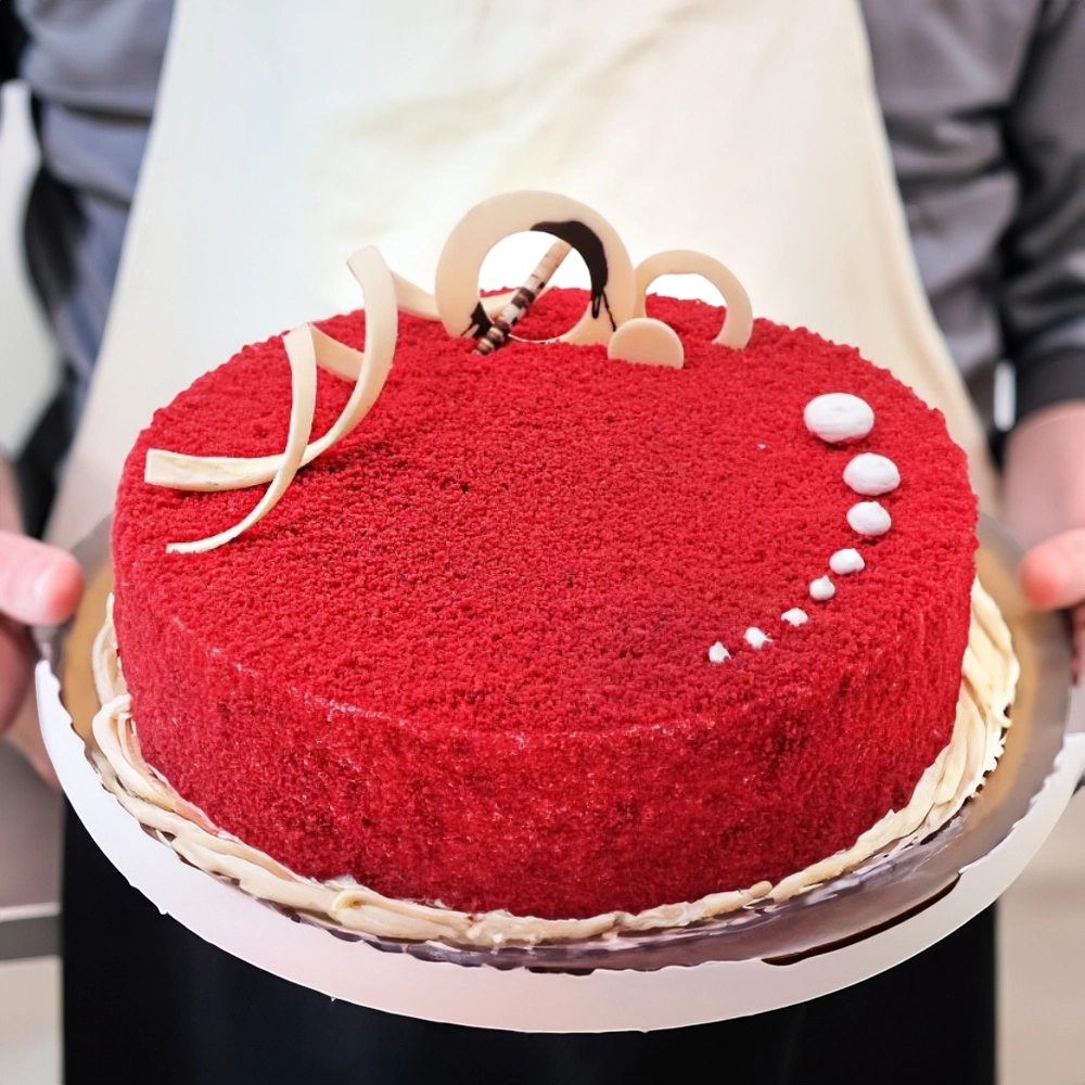 Red Velvet Round Cake 1Kg