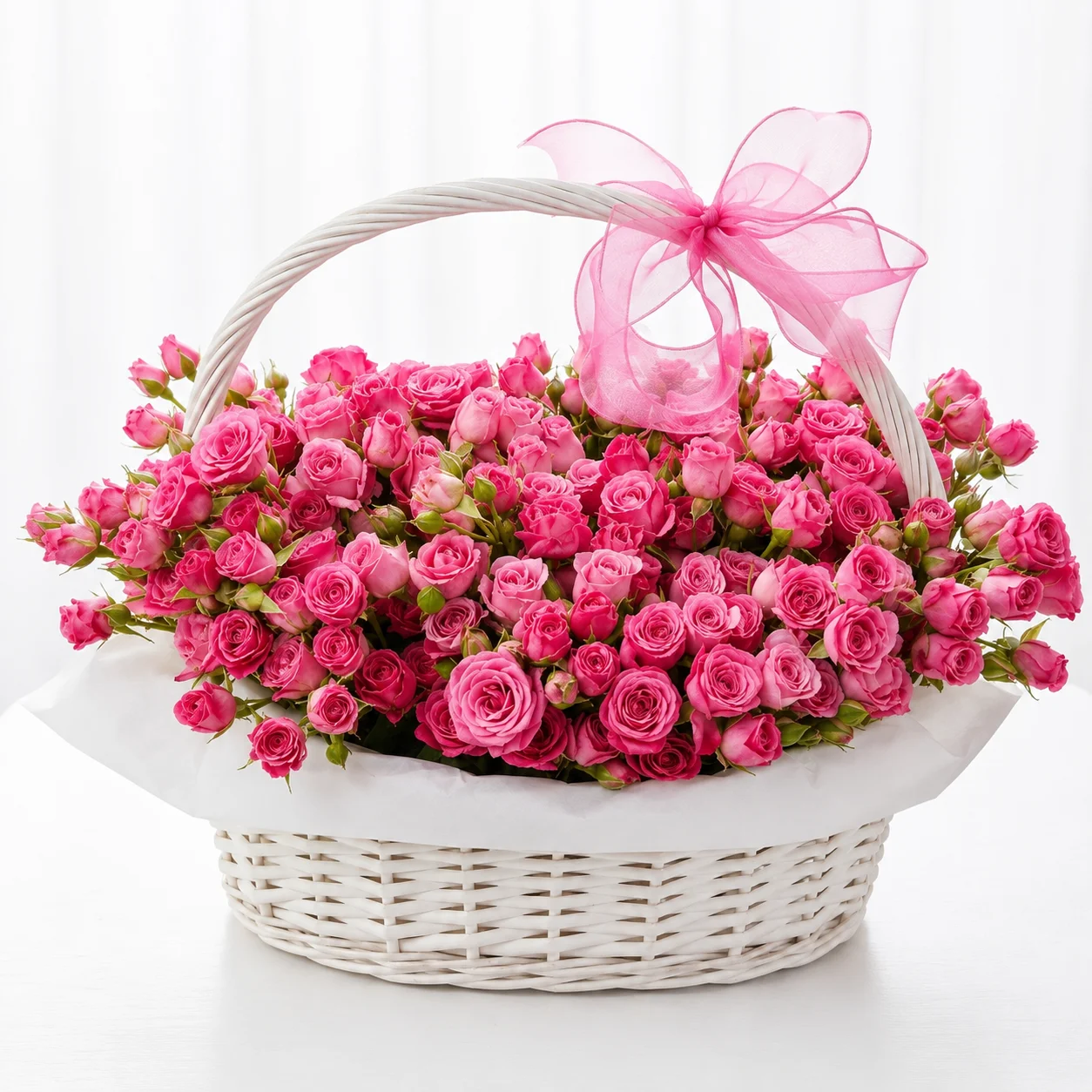 Rose Basket Arrangement