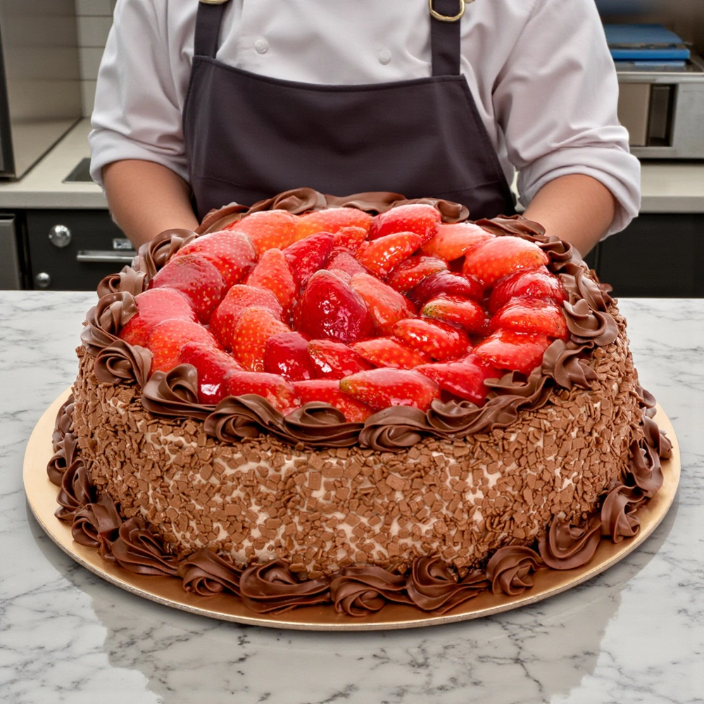 Strawberry Chocolate Cake 1kg
