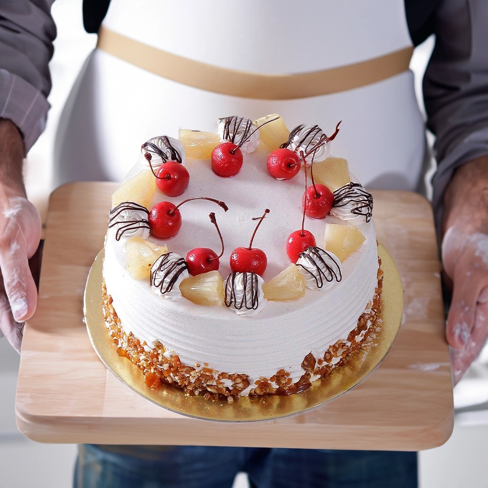Zesty Pineapple Cherry Cake 1Kg