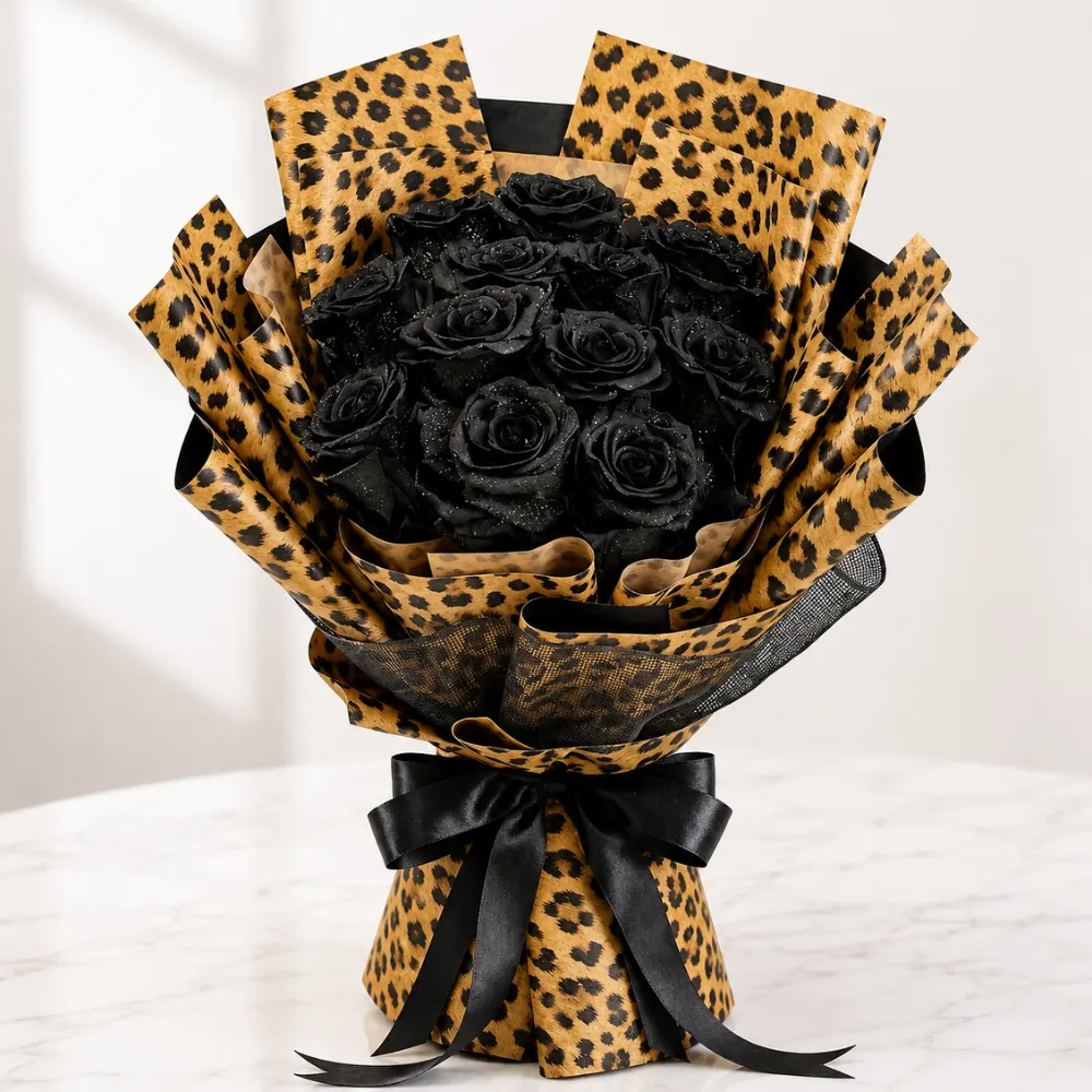 black-elegance-11-black-roses-in-cheetah-wrapping-2