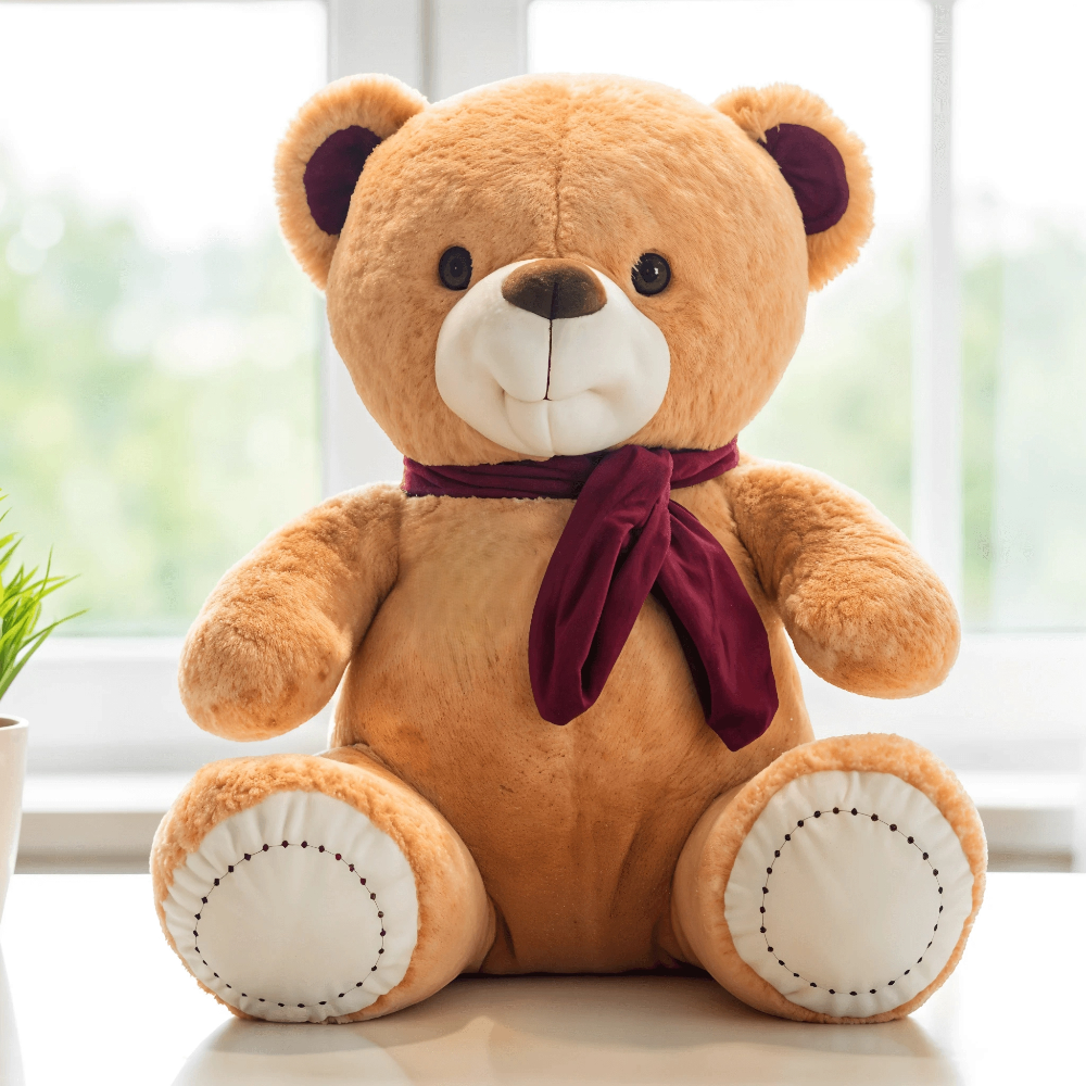 Brown teddy bear medium size