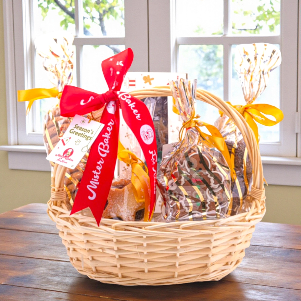 Christmas Bakery Small Basket