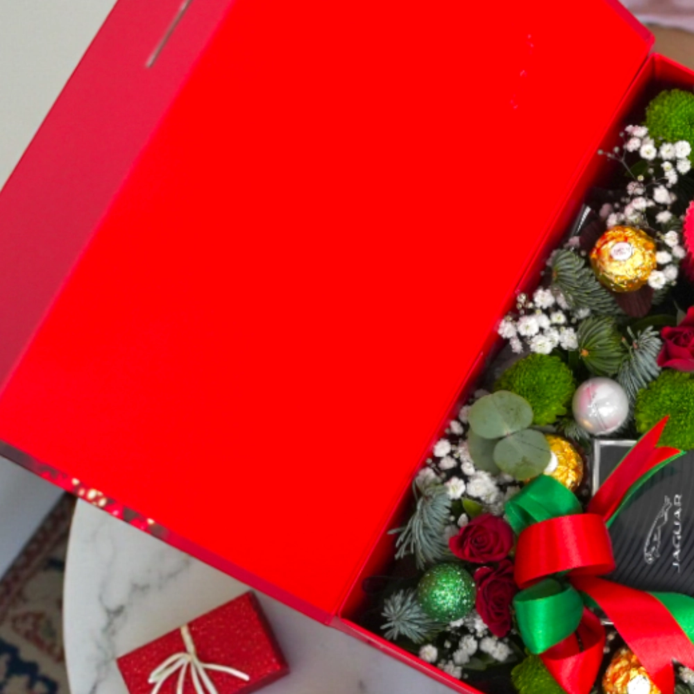 Christmas Chocolate and Perfume Hamper