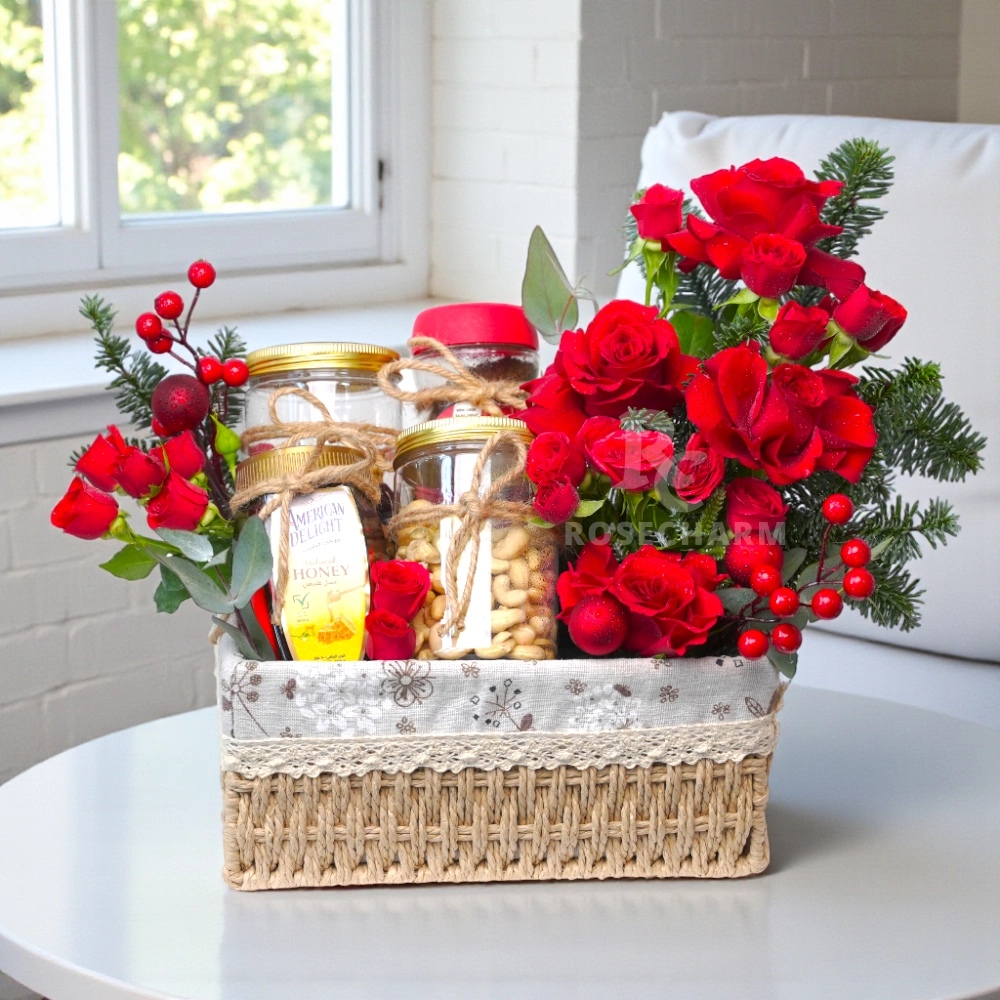 Christmas Coffee and Nuts Hamper