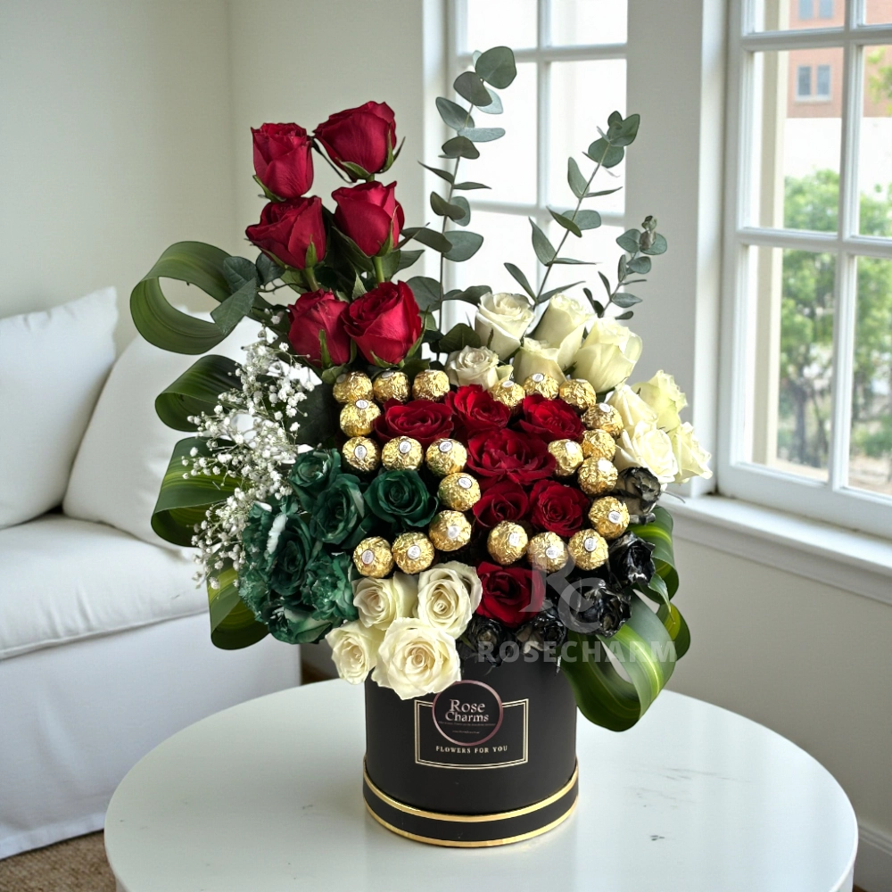 UAE national day flower arrangement