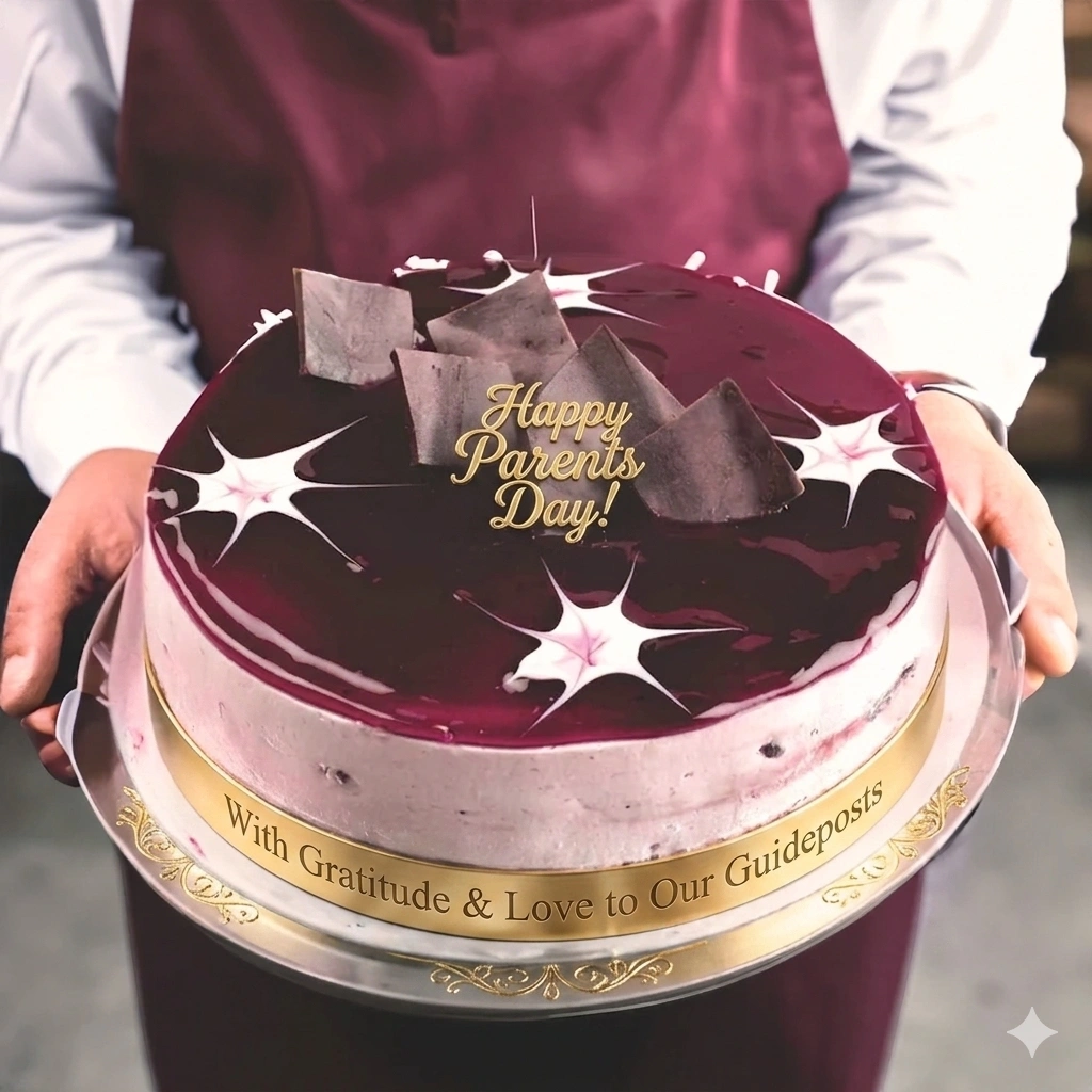 fresh delicious blueberry cheesecake for parents day uae