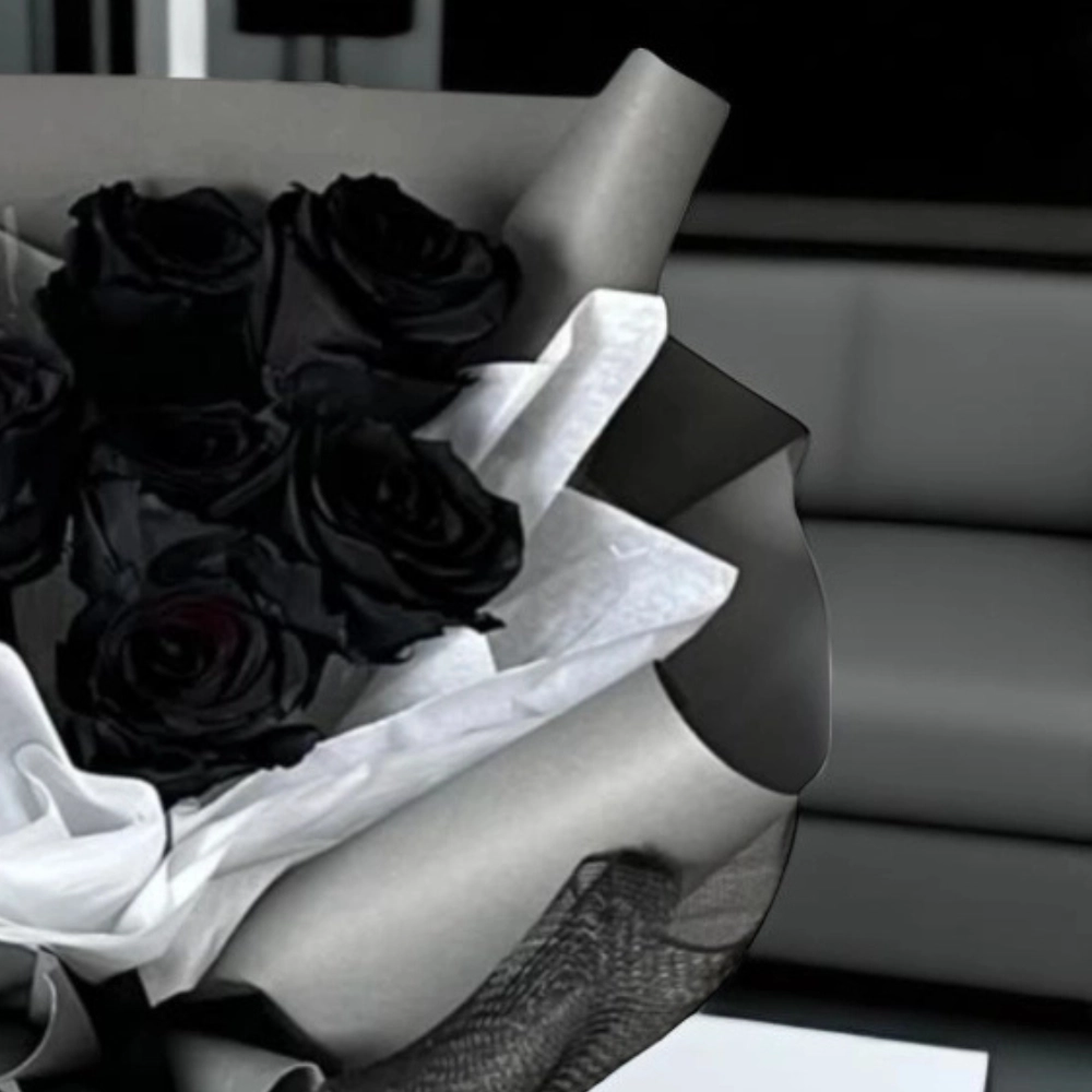 11 Black Rose Bouquet in a nice wrapping