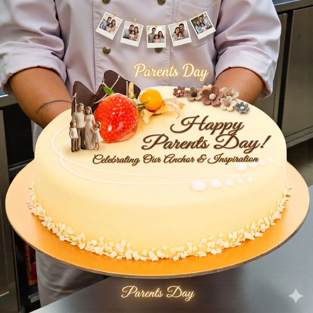 rich vanilla sponge cake for parents day uae