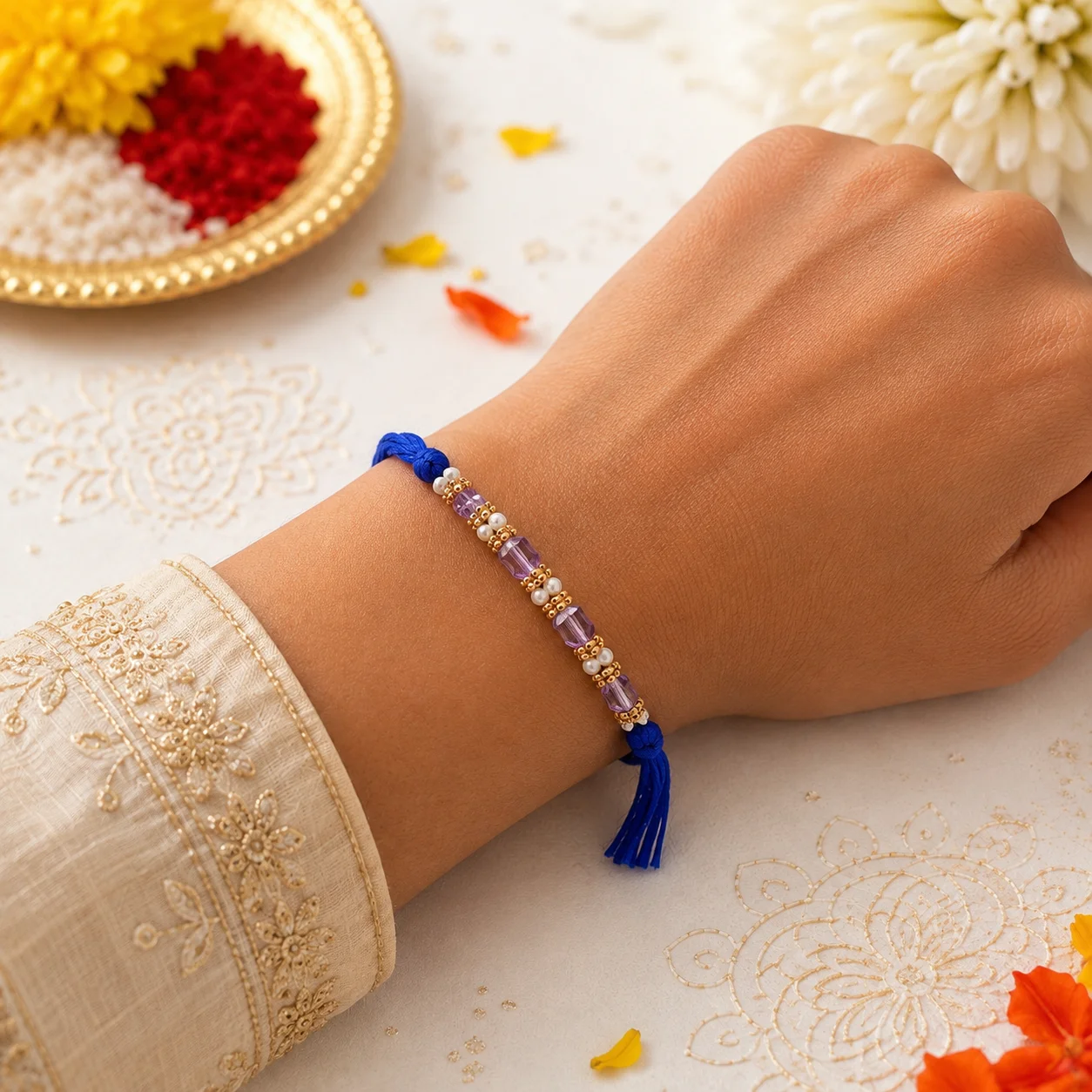 ideal for an elegant Raksha Bandhan celebration.